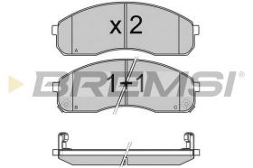 BREMSI BP2991 - SUSTITUIDA POR BP3039  B. PADS KIA CARNIVAL KIA SEDONA