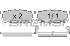BREMSI BP2992 - B. PADS MAZDA