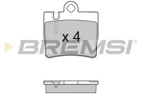 BREMSI BP2999 - B. PADS MERCEDES-BENZ
