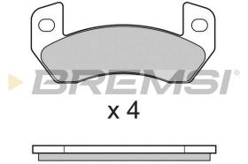 BREMSI BP3003 - B. PADS AIXAM, LIGIER, PIAGGIO