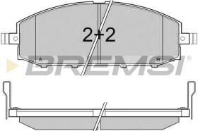 BREMSI BP3007 - B. PADS NISSAN