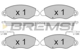 BREMSI BP3016 - 0