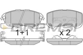 BREMSI BP3018 - B. PADS DAIHATSU