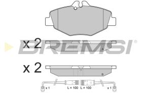 BREMSI BP3020 - 0