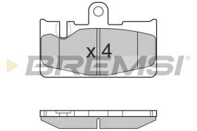 BREMSI BP3022 - B. PADS LEXUS