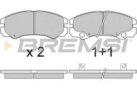 BREMSI BP3052 - B. PADS OPEL, VAUXHALL
