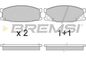 BREMSI BP3066 - B. PADS MITSUBISHI CANTER