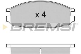 BREMSI BP3069 - B. PADS NISSAN