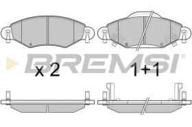 BREMSI BP3082 - B. PADS TOYOTA