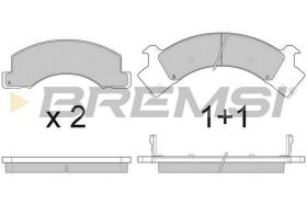 BREMSI BP3084 - B. PADS ALFA ROMEO, ISUZU