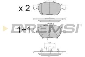 BREMSI BP3085 - B. PADS TOYOTA