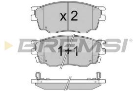 BREMSI BP3092 - B. PADS MAZDA