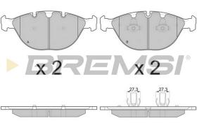 BREMSI BP3096 - B. PADS BMW