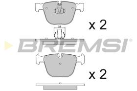 BREMSI BP3115 - B. PADS BMW, BENTLEY, ALPINA