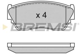 BREMSI BP3125 - B. PADS NISSAN