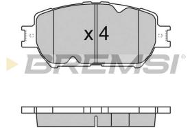 BREMSI BP3126 - B. PADS TOYOTA, LEXUS