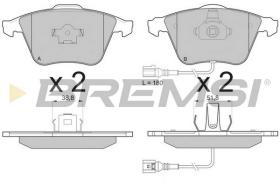 BREMSI BP3136 - B. PADS VW, AUDI, SEAT, SKODA