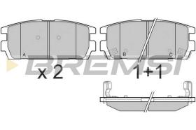 BREMSI BP3143 - B. PADS HYUNDAI