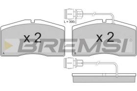 BREMSI BP3152 - B. PADS AUDI
