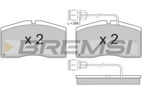 BREMSI BP3160 - B. PADS AUDI