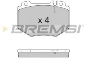 BREMSI BP3166 - B. PADS MERCEDES-BENZ