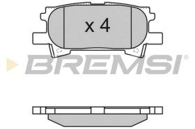BREMSI BP3169 - B. PADS LEXUS