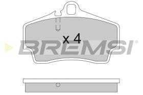 BREMSI BP3176 - B. PADS PORSCHE