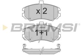 BREMSI BP3197 - B. PADS HYUNDAI