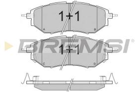 BREMSI BP3211 - B. PADS SUBARU