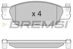 BREMSI BP3224 - B. PADS JAGUAR