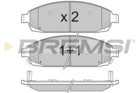 BREMSI BP3238 - B. PADS JEEP