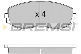 BREMSI BP3244 - B. PADS SUZUKI