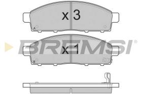 BREMSI BP3296 - 0