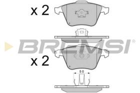 BREMSI BP3301 - B. PADS FORD, OPEL, VOLVO, SAAB, MAZDA