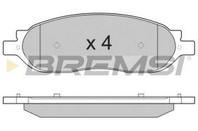 BREMSI BP3307 - B. PADS FORD USA