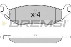 BREMSI BP3311 - B. PADS CHRYSLER