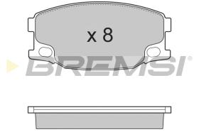 BREMSI BP3318 - B. PADS MITSUBISHI CANTER