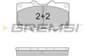 BREMSI BP3319 - B. PADS TOYOTA