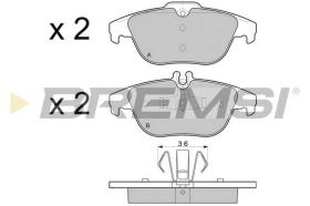 BREMSI BP3328 - 0