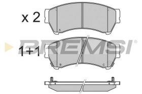 BREMSI BP3343 - B. PADS MAZDA