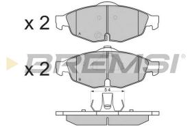 BREMSI BP3346 - B. PADS DODGE, CHRYSLER