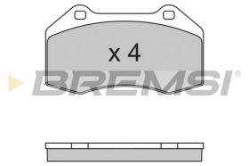BREMSI BP3355 - B. PADS RENAULT