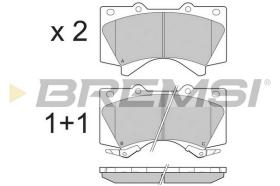 BREMSI BP3381 - B. PADS TOYOTA