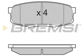 BREMSI BP3382 - B. PADS TOYOTA