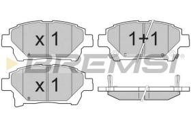 BREMSI BP3393 - B. PADS TOYOTA, ASTON MARTIN