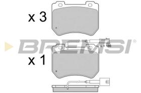 BREMSI BP3412 - B. PADS ALFA ROMEO