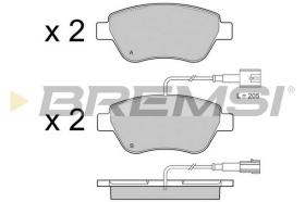 BREMSI BP3425 - 0