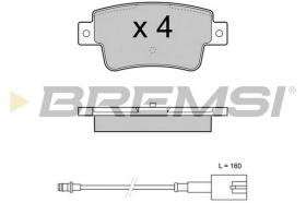 BREMSI BP3427 - B. PADS FIAT, ABARTH