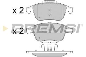 BREMSI BP3431 - B. PADS RENAULT