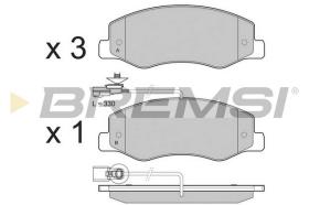 BREMSI BP3440 - 0